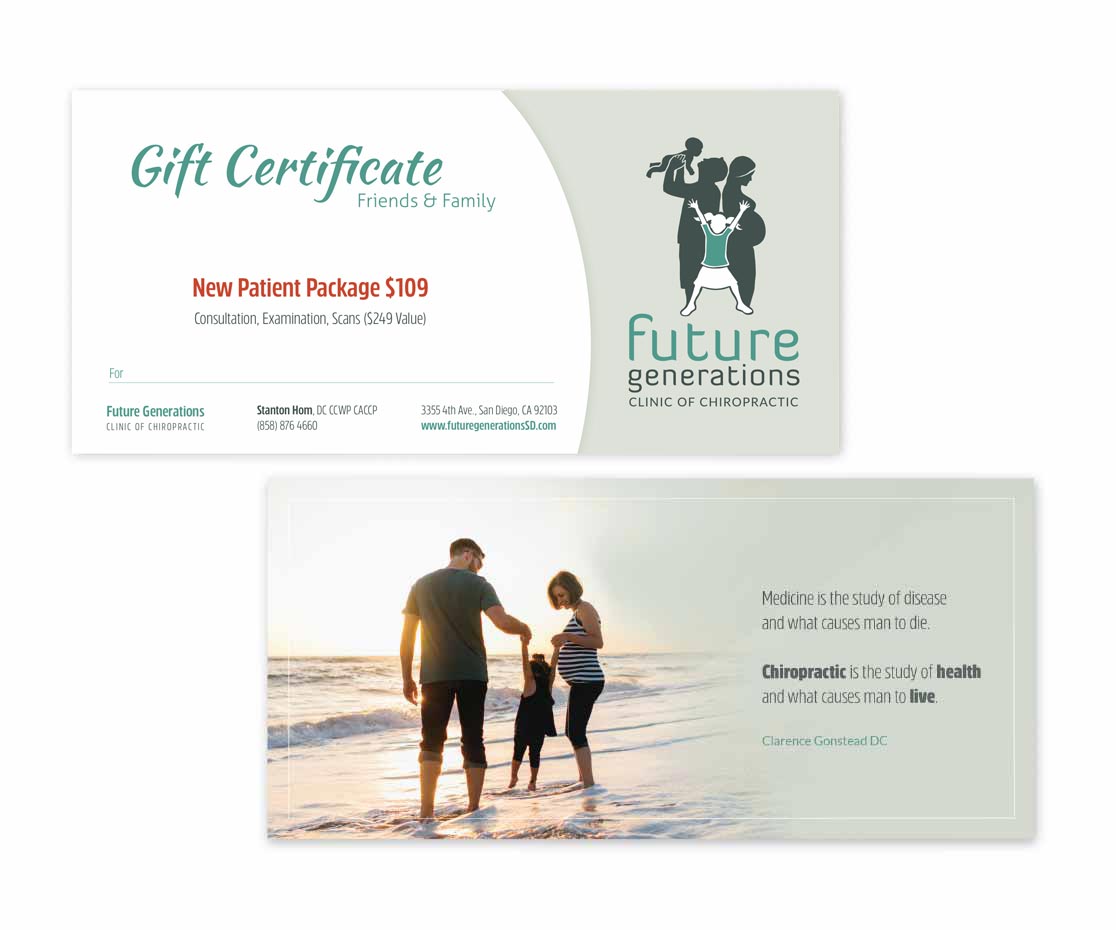 Gift Certificate Future Generations